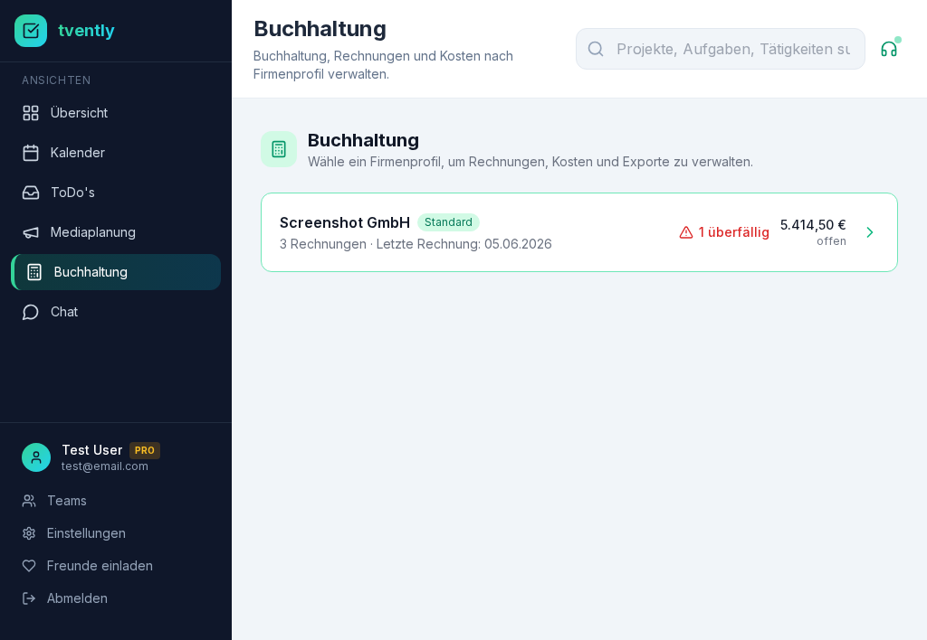 tvently Buchhaltung
