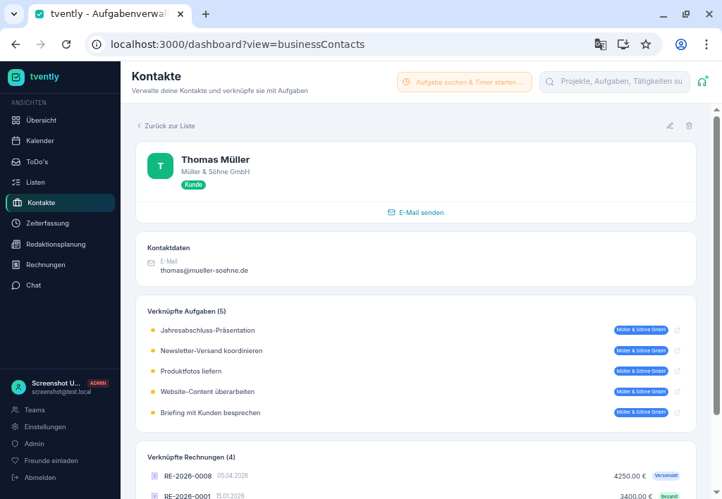 Kontakte (CRM)